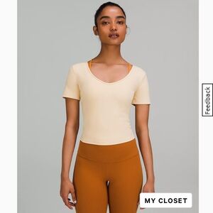 Lululemon Athletica align cropped t shirt